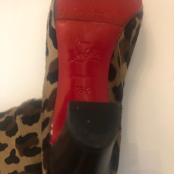 christian louboutin pony hair boots - Picture 5 of 7